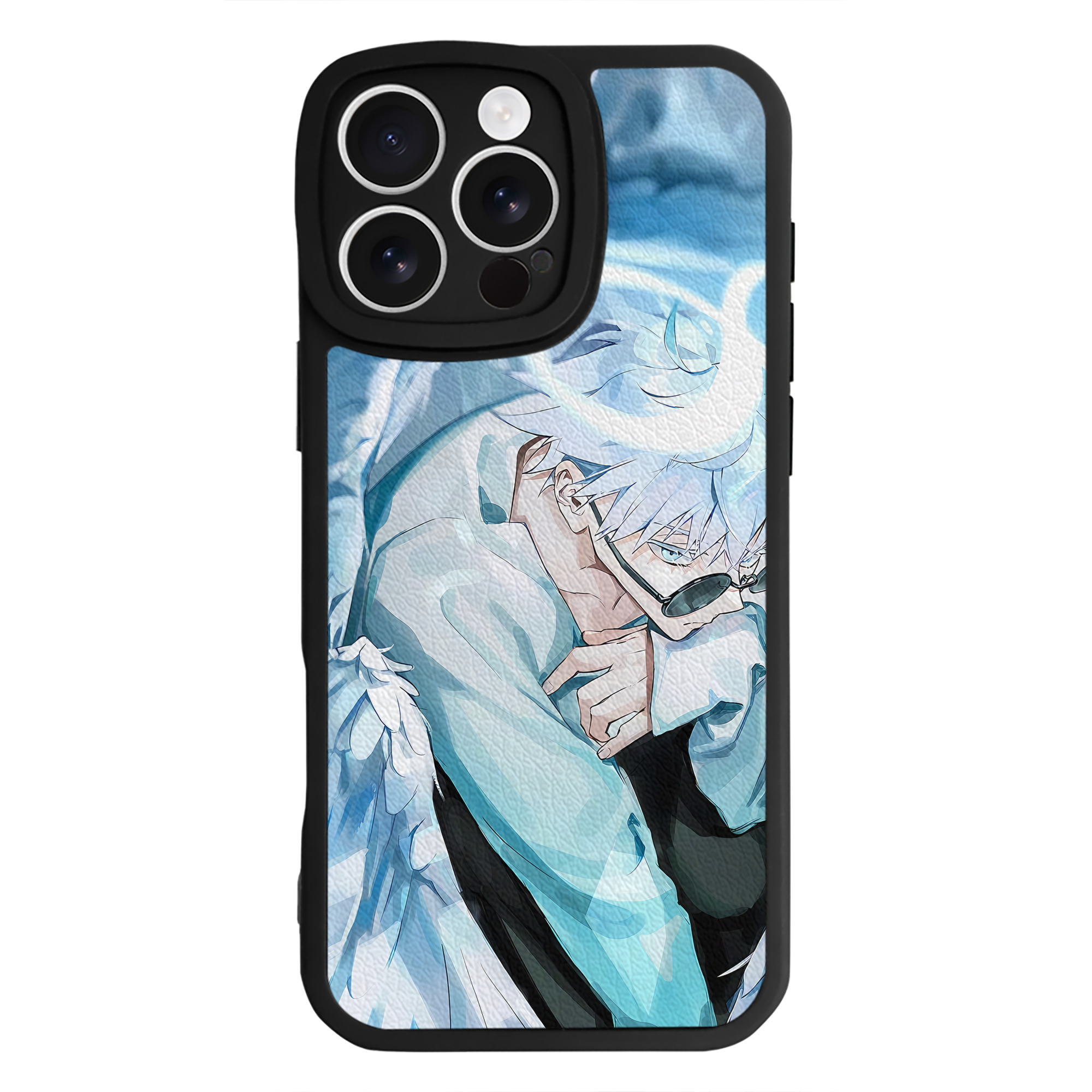 （画像用） 呪術廻戦 Jujutsu Kaisen 【iPhone 16シリーズ対応】シリコンスマホケース（レザー調） 材質：シリコン